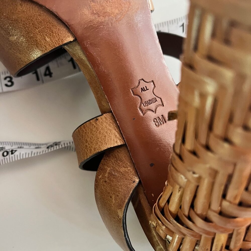 Tory Burch Brown Leather Heels - Picture 3 of 10